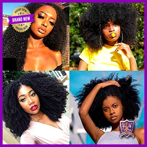 Unprocessed Virgin Human Hair Bundles 8 10 12 Inch Afro Kinky Curly Extensions main image 6
